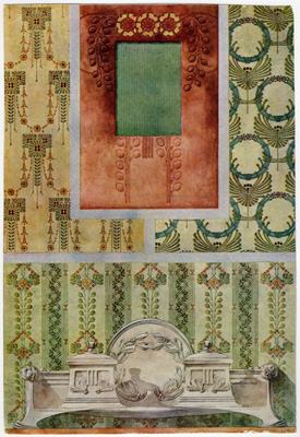 antique art deco designs and patterns